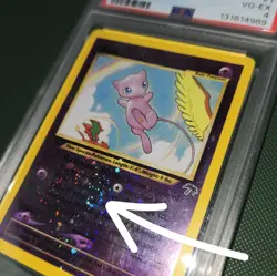 CENTER WHOLE SWIRL 🌀💫 PSA 4 Mew 1/18 Southern Islands Reverse Holo Pokemon - Image 1