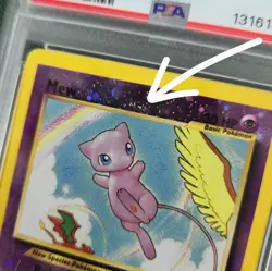 CENTER WHOLE SWIRL 🌀💫 PSA 4 Mew 1/18 Southern Islands Reverse Holo Pokemon - Image 2