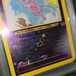 CENTER WHOLE SWIRL 🌀💫 PSA 4 Mew 1/18 Southern Islands Reverse Holo Pokemon - Image 3