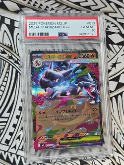 Mega Charizard X ex #013 M2 Inferno X 2025 JP Pokemon PSA 10 GEM MINT (528) - Image 2