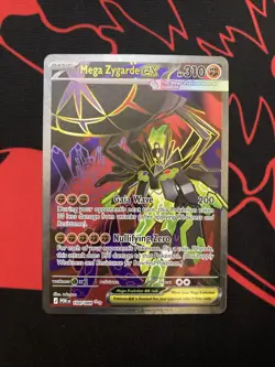 Mega Zygarde ex 104/088 Perfect Order Holo Ultra Rare Pokemon English POR NM - Image 1