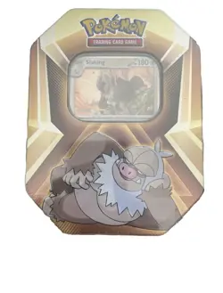 NEW FACTORY SEALED POKEMON TCG TRIPLE WHAMMY SLAKING COLLECTORS TIN - Image 2