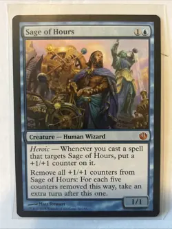 MTG Magic the Gathering Card LP - Sage Of Hours - Image 1