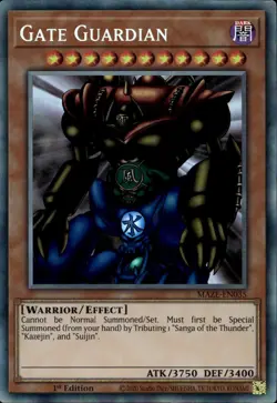 Gate Guardian 1st Ed Collector's Rare MAZE-EN035 Yu-Gi-Oh! - Image 1