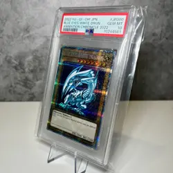 PSA 10 Yu-Gi-Oh! Blue Eyes White Dragon Animation Chronicle AC02-JP000 Japanese - Image 3