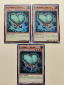 3x Resonance Insect OP17-EN007 Super Rare VLP - Image 1