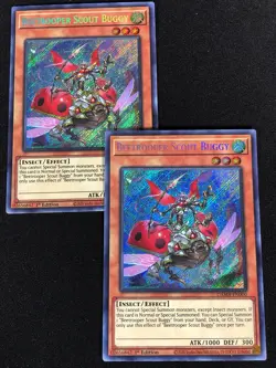 Yugioh Beetrooper Scout Buggy DAMA-EN000 1ST SECRET X2 (NM) - Image 1