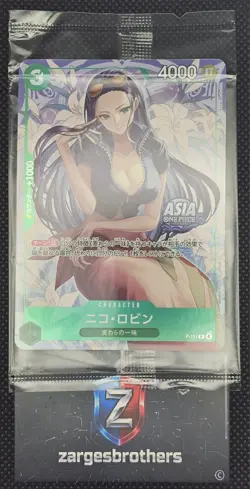 Nico Robin P-111 ASIA PROMO One Piece Mini-tin Pack Set vol.2 Japanese (SEALED) - Image 1