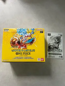 one piece op-15 booster box english plastic cut at store. Nothing opened though - Image 1
