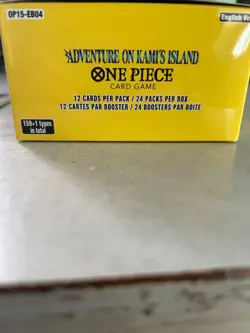 one piece op-15 booster box english plastic cut at store. Nothing opened though - Image 3