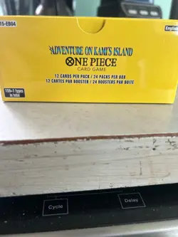 one piece op-15 booster box english plastic cut at store. Nothing opened though - Image 4