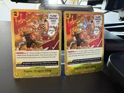 One Piece CCG ST13-017 Flame Dragon King x2 - Image 1