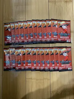 One Piece Carrying On His Will OP-13 LOT OF 24 Booster Packs Sealed English New - Image 1