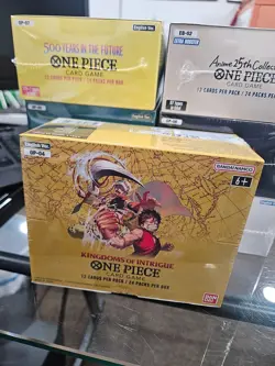 One Piece OP-04 Kingdoms Of Intrigue Booster Box - Sealed - Image 1