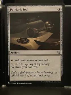 Patriar's Seal Baldur's Gate Regular NM The List Mystery MTG Magic Card - Image 1