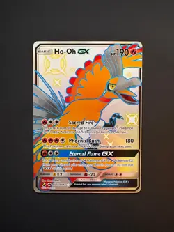 Ho-Oh GX SV50/SV94 Pokemon Hidden Fates Shiny Vault Rare Shiny GX NM 2019 - Image 1