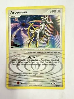 Pokemon Arceus DP50 Diamond and Pearl Holo - 2009 LP - Image 2