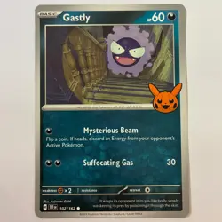 Gastly 102/162 Common Temporal Forces Pokemon Near Mint - Image 1