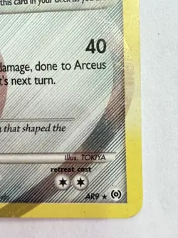 Arceus AR9 Holo 2009 Platinum Arceus Pokemon MP - Image 3