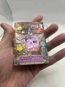 Pokiebubies 1st Edition Fan Art Chef Ken Lee Espie V #109 Espeon Holo V2 Pokemon - Image 4