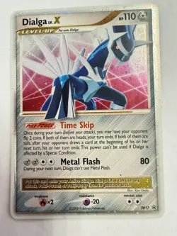 Dialga LV.X DP17 Black Star Promo Holo 2008 Pokemon LP - Image 3