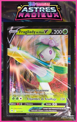 Carte Pokemon Fragilady de Hisui V 017/189 EB10 Astres Radieux Epee Bouclier FR - Image 1