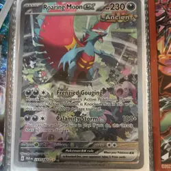 Pokemon Roaring Moon ex SV04 Paradox Rift Special Illustration Rare Holo 251/182 - Image 1