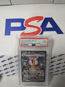 2023 Pokemon OBF en Obsidian Charizard EX Special Illustration Rare #223 PSA 9 - Image 1