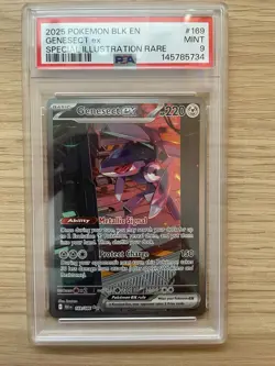 PSA 9 GENESECT EX 169/086 SPECIAL ILLUSTRATION RARE BLACK BOLT POKEMON 😍 - Image 1