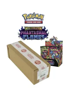 Pokemon Phantasmal Flames Display Case EN 6x Booster Box ME02 Fatale Flammen NEU - Image 1