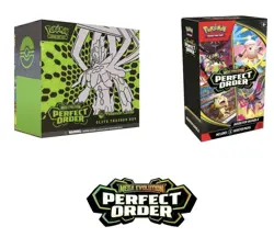 Pokemon TCG Perfect Order Pokemon Center ETB + Booster Bundle New Sealed w/tear - Image 1