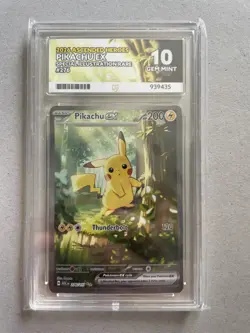 Pikachu EX 276/217 Ascended Heroes ACE 10 GEM MINT SIR Pokemon TCG - Image 1