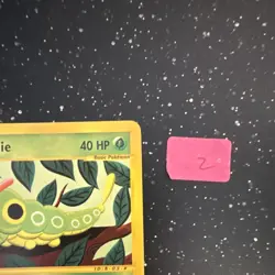 Pokemon Caterpie 96/165 Expedition Base Set Common Regular Pokemon TCG English - Image 3