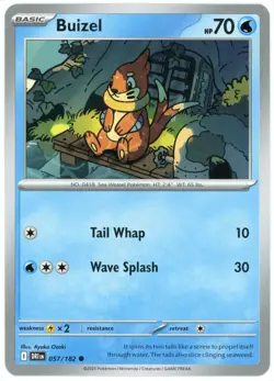 Buizel - 057/182 - Destined Rivals - NM/M - English - Pokemon - Image 1