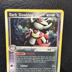 Pokemon Dark Slowking EX Team Rocket Returns 9/109 Holo MP With Swirl🌀 - Image 4