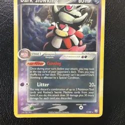 Pokemon Dark Slowking EX Team Rocket Returns 9/109 Holo MP With Swirl🌀 - Image 5