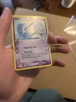 Lugia 2/17 Pokemon TCG EX Pop Series 5 Light HOLO BLEED ERROR - Image 3