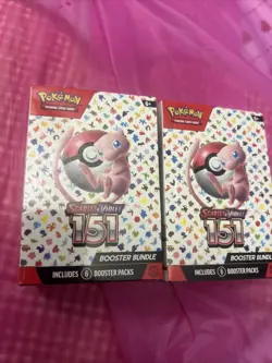 Lot of 2 2x Scarlet & Violet 151 Booster Bundle Boxes New Sealed Pokemon Eng - Image 1