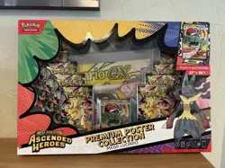Pokemon TCG Ascended Heroes Premium Poster Collection Mega Lucario - Sealed - Image 1