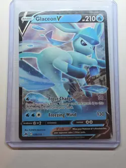 Glaceon V 038/159 Pokemon TCG Crown Zenith Ultra Rare NM - Image 3