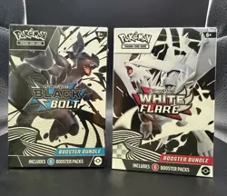SEALED Pokemon TCG White Flare And Black Bolt Booster Bundle - Image 1
