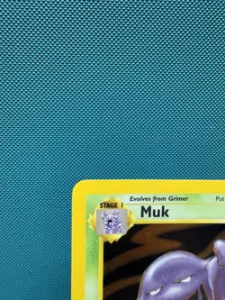 Pokemon TCG Muk Vintage WotC Holo Rare 13/62 Fossil LP - Image 2