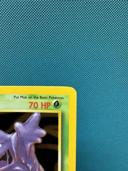 Pokemon TCG Muk Vintage WotC Holo Rare 13/62 Fossil LP - Image 3