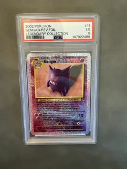 Gengar Reverse Holo #11 2002 Pokemon Legendary Collection PSA 5 - Image 1