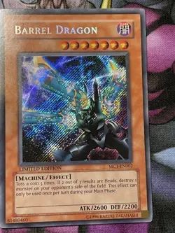 Yu-Gi-Oh! 2x MC1-EN Promo Barrel Dragon, Dark Necrofear 2004 EN Limited Edition - Image 5