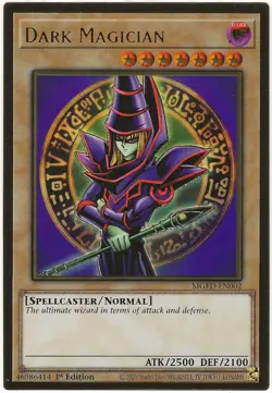 Yu-Gi-Oh! Dark Magician Gold Rare 1st Edition MGED-EN002 NM - Image 1