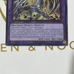 Cyberdark End Dragon SDCS-EN044 - Ultra Rare 1st Edition NM Yugioh - Image 2