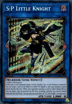 S:P Little Knight 1st Ed Secret Rare AGOV-EN046 Yu-Gi-Oh! - Image 1