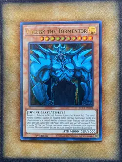 Yugioh Obelisk the Tormentor EGO1-EN001 Ultra Rare 1st Ed NM - Image 1