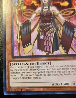 Allure Queen LV7 MZTM-EN065 1st Edition Rare Maze Of The Master Yu-Gi-Oh! TCG - Image 4